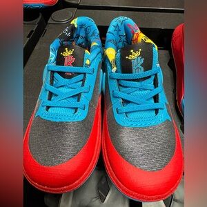 Kyrie 8 GO SE "Black/Tour Yellow/University Red" Kids' Basketball Shoe